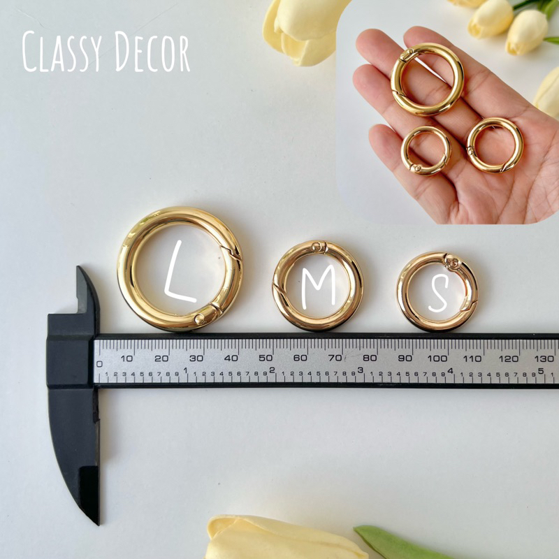 🔥Hot สุดๆ🔥ห่วงคล้องหูกระเป๋า D-ring / O-ring (ราคา/ชิ้น)⚠️สั่ง1คู่=กด2ชิ้น