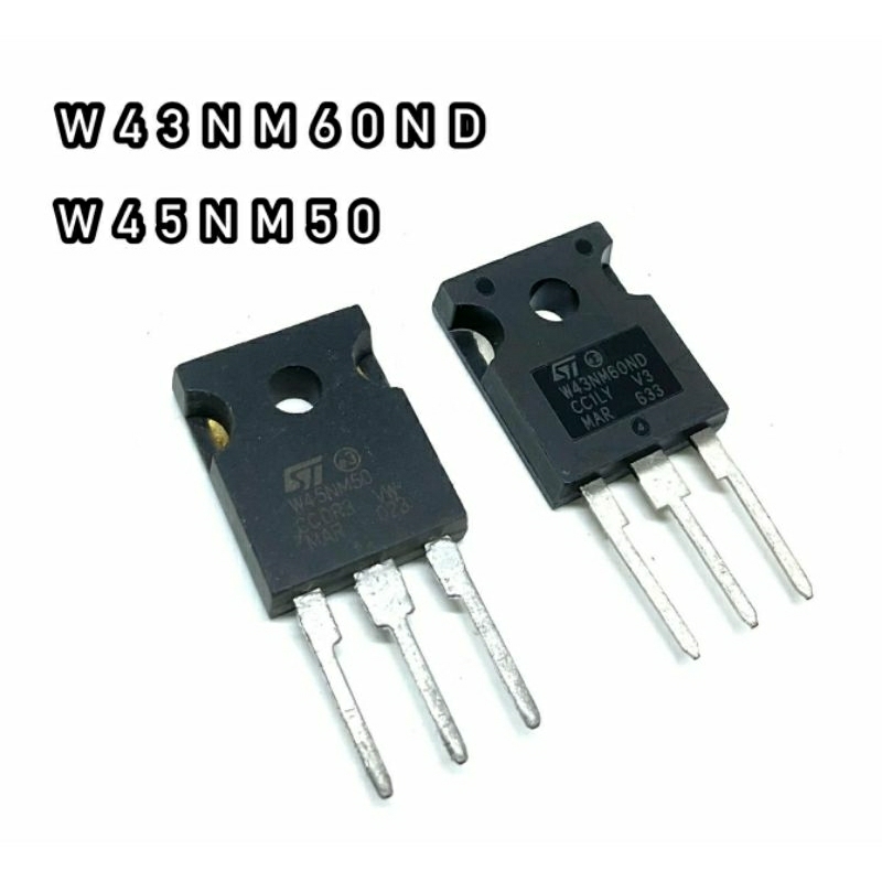 W43NM60ND W45NM50 TO247  MOSFET N-Fet มอสเฟต IGBT ทรานซิสเตอร์ สินค้าพร้อมส่ง (ราคา1ตัว)