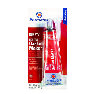 กาวทาประเก็นรถ PERMATEX USA กาวทาประเก็นฝา กาวซิลิโคน กาวแดง 26BR ปะเก็นเหลวซิลิโคนทนความร้อน ผลิตจาก USA 85g T0732