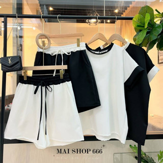 🎈Plussize ชุดเซ็ตคนอ้วน🎈 ฟรีไซร อก40-52(หน้าผ้า54) เอว34-48