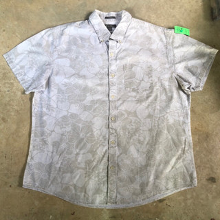 เสื้อฮาวาย Vtg.Hawaii Shirt EDDIE BAUER MADE IN INDIA Sz.L 100% COTTON