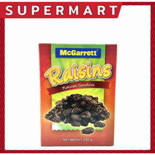 SUPERMART แม็กกาแรต ลูกเกดดำ 200 กรัม McGarrett Raisins 200 g. #1113112