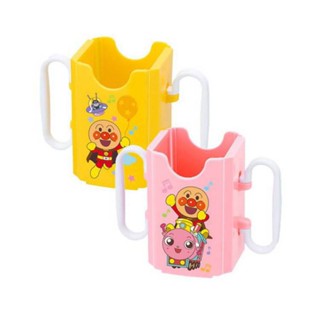 Anpanman paper pack holder with handle กันบีบกล่องนมลายอันปังแมน มีหูจับ ขยายได้