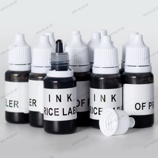 หมึกเติมเครื่องตีป้ายราคา 10ml หมึกเติมที่ยิงราคา หมึกเติมลูกกลิ้งปิดข้อความ