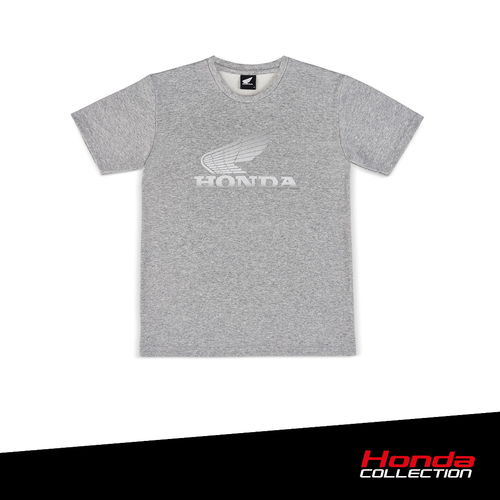 [Collection 2023] HONDA T-SHIRT GRAY เสื้อยืด HONDA สีเทา