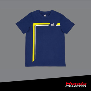 [Collection 2023]  HONDA T-SHIRT NAVY  เสื้อยืด HONDA สีน้ำเงิน