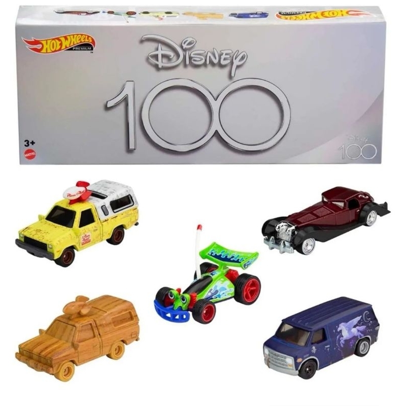 🇺🇸 ลิขสิทธิ์​แท้​จาก​อเมริกา​ 🇺🇸 Hotwheels​ Disney​100 Cars Premium​ Set
