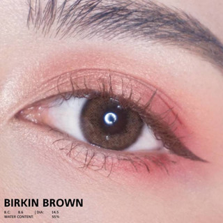 Birkin ( Brown, Gray )/Kitty Kawaii​ คิตตี้ คาวาอิ สีน้ำตาล/สีเทา มีค่าสายตา -0.50 ถึง  -10.00 คอนแทค​เลนส์ contactlens