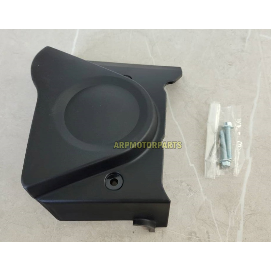 ฝาครอบ สเตอร์หน้า สีดำ ข้าง ซ้าย CBR150, 150-I ซีบีอาร์150, 150-I ปี 2011-2012 # 3765-085-ZBL # HMA BRAND