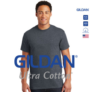 GILDAN® อุลตร้า เสื้อยืดแขนสั้น - เทาดาร์คเฮทเทอร์ 108C