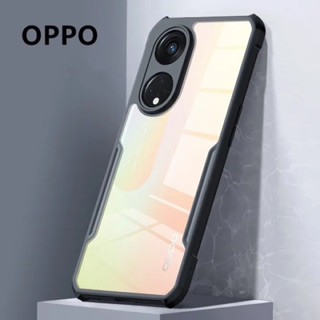 Case OPPO A98 5G เคสกันกระแทก หลังใส ขอบนิ่มหลังแข็ง PC+TPU เคสโทรศัพท์ Oppo a98 เคสกันรอย