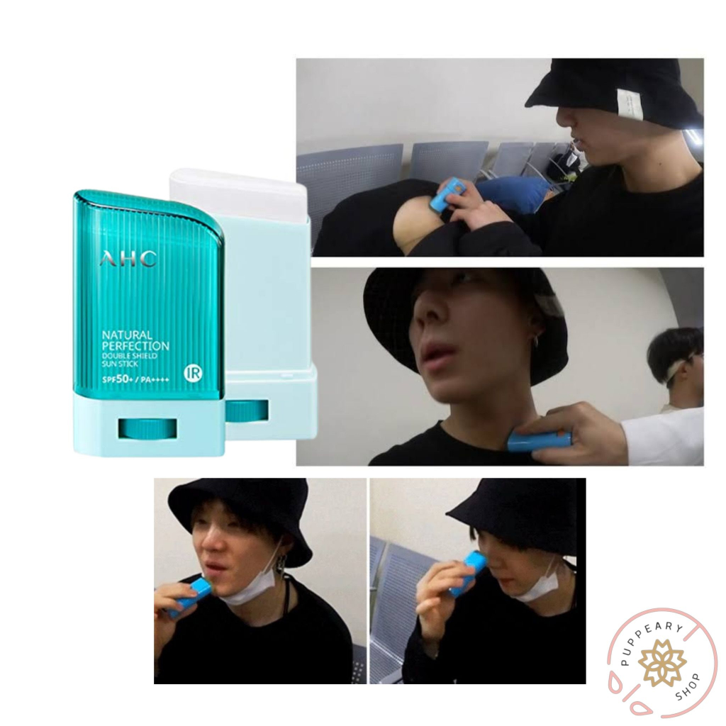 ( แท้/พร้อมส่ง/ขนาดใหญ่ 22 g. ) AHC NATURAL PERFECTION DOUBLE SHIELD SUN STICK 22 g.