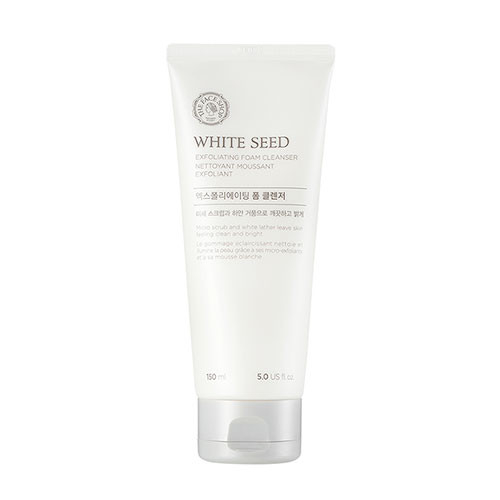 หมดอายุ 6/2028 WHITE SEED EXFOLIATING FOAM CLEANSER ขนาด 150 ml