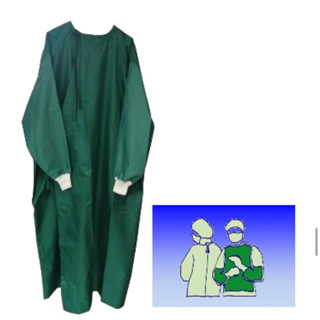 POSE-PE SURGICAL GOWN เสื้อกาวน์กันเปื้อนเลือด สำหรับห้องผ้าตัด