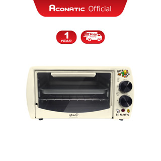 ACONATIC B-DUCK เตาอบ 9 ลิตร  AN-OVE6002 600 วัตต์ แผงทำความร้อนระบบควอท์ บน-ล่าง