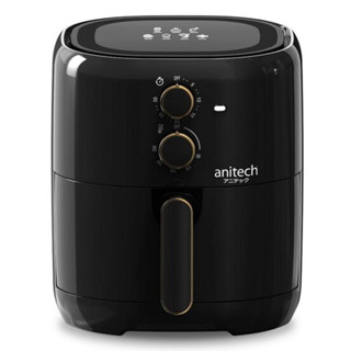 Anitech หม้อทอดไร้น้ำมัน สีดำ