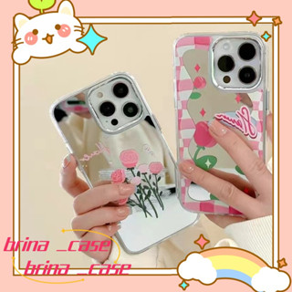 ❤️ส่งของขวัญ❤️ เคสไอโฟน 11 12 13 14 Pro Max ดอกไม้ พื้นผิวกระจก กราฟฟิตี ฤดูร้อน ความนิยม Case for iPhone ป้องกันการตก