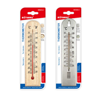 เทอร์โมมิเตอร์ไม้  เทอร์โมมิเตอร์พลาสติก ที่วัดอุณภูมิ MOTARRO Thermometer