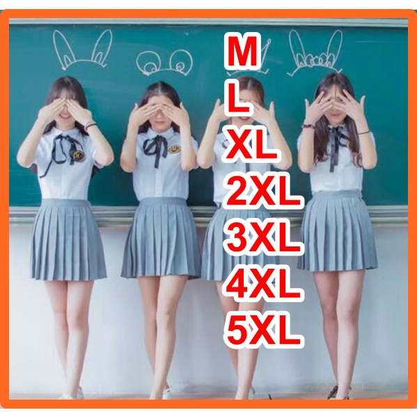 ส่งจาก กทม. ชุดนักเรียน ไม่โป๊ M-5XL #กปเทา