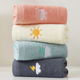 พร้อมส่ง ผ้าเช็ดผม ขนหนู ผืนเล็ก เช็ดตัว ผืนเล็ก หนานุ่ม คลุมผม ขนาด 34*74 cm