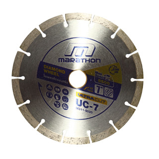 MARATHON ใบเพชรตัดคอนกรีต 7 นิ้ว รุ่น Ultra Cut UC-7 ( Diamond Disc ) แผ่นตัดปูน ใบตัดปูน ใบตัดคอนกรีต ใบเพชร ใบตัด