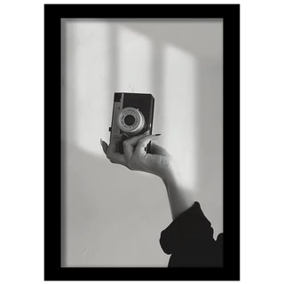 [รหัสWB] กรอบรูปแต่งห้อง (ลายคุมโทนขาว-ดำ) ขนาด4x6นิ้ว กรอบรูปมินิมอล แขวนและตั้งโต๊ะได้ หรือสำหรับใช้เป็นพร็อพถ่ายรูป