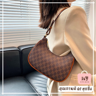 💕ivy กระเป๋าหนังสะพายไหล่ Mania  หนัง PU (A253) กระเป๋าแฟชั่น