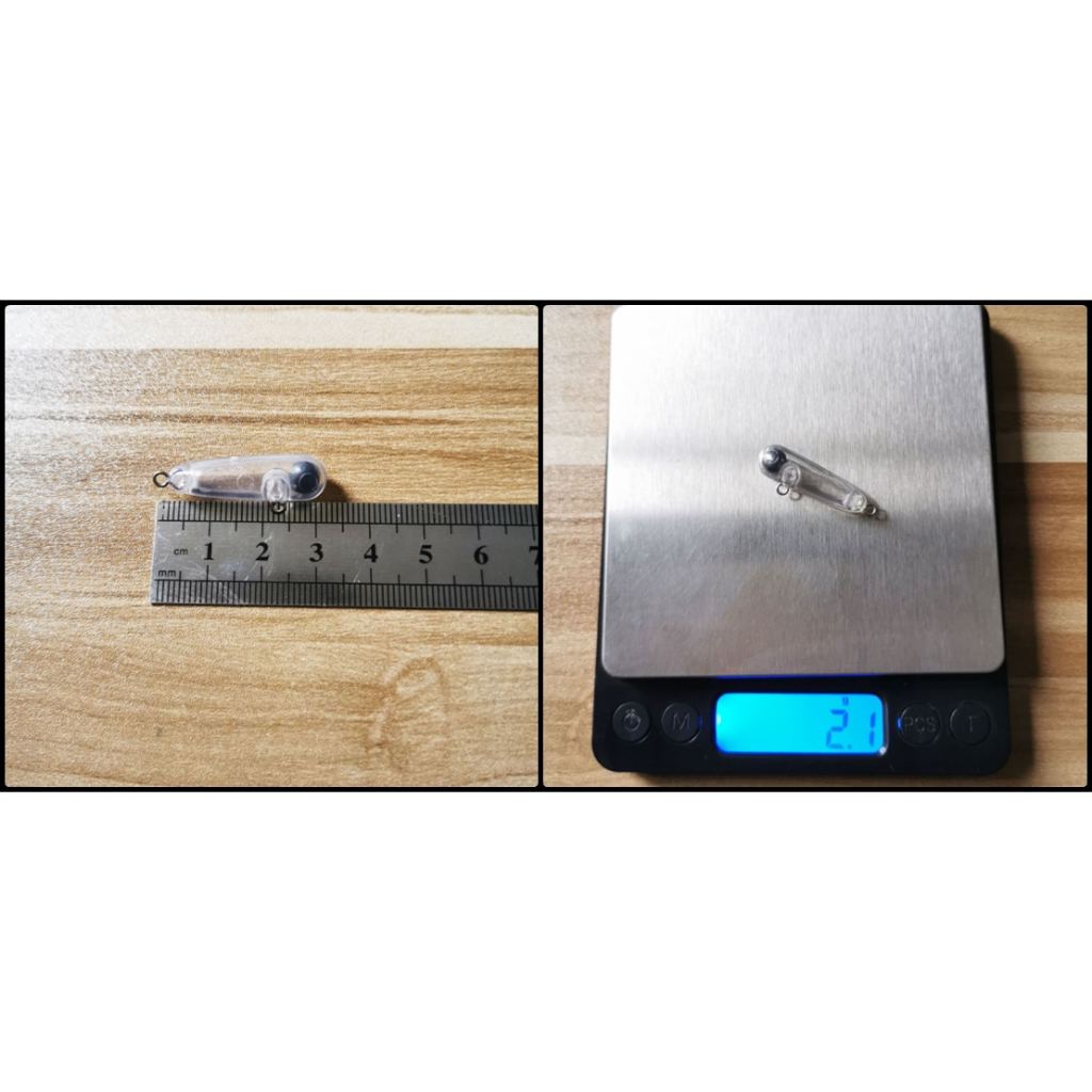 บอดี้ เหยื่อปลอม เรือดำน้ำลุง 3cm 2.1g งานกระสูบ กระพง ตกปลาน้ำไหล แจ่มเลยย