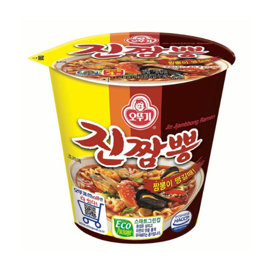 มาม่าเกาหลี จิน จัมบง - อ็อตโตกิ (ถ้วย)[Ottogi] Jin Jjambbong Ramen Cup 75g 진짬뽕(컵)-오뚜기 สินค้าเกาหลี พร้อมส่ง