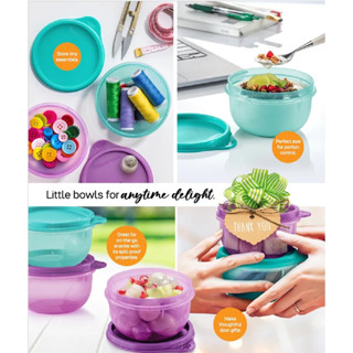 Tupperware ถ้วยมีฝาปิดรุ่น mini bowl มี2ขนาดให้เลือก