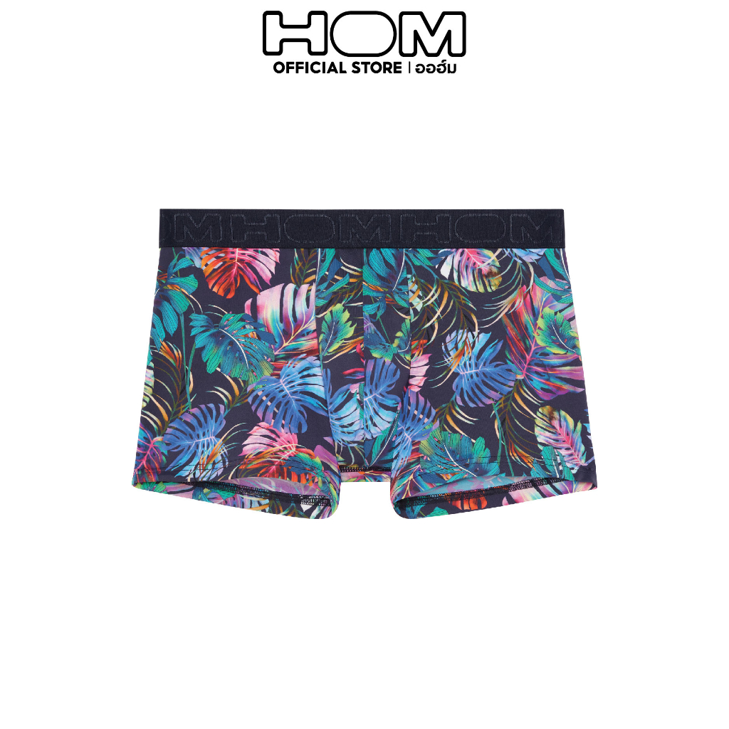 HOM (ออฮ์ม)  รุ่น 402540-P0RA กกน.ชายBoxer Polyamideบ๊อกเซอร์ ทรงเต็มตัว เป้าเข้ารูป ปลายขาไม่ม้วนลด