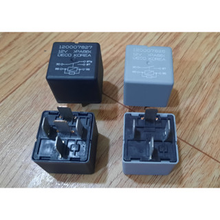 Relay รีเลย์ DECO12V 4ขา/ 5ขา  ใช้กับ รถโปรตอน 120007826 / 120007827 Made in Korea