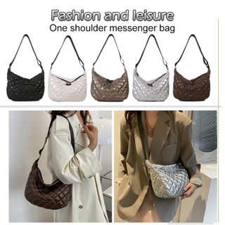 ✿CF✿คุณภาพสูงฤดูใบไม้ร่วงฤดูหนาว Crossbody กระเป๋า Quilted กระเป๋าถือสุภาพสตรี Rhombus Pattern Girl Satchel