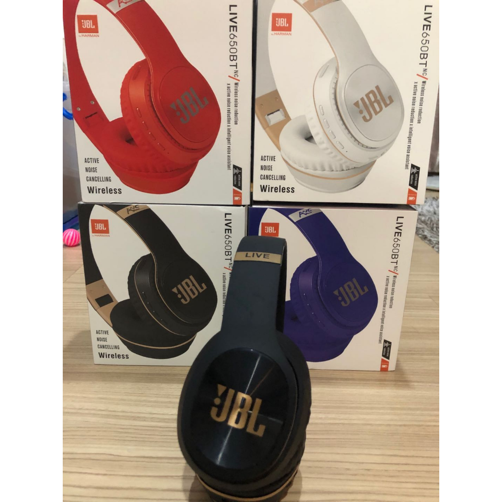 พร้อทส่ง หูฟังบลูทูธไร้สาย jbl 650 bt เสียงดีเบสหนักพร้อมไมโครโฟนรับประกัน3เดือนพร้อมส่ง