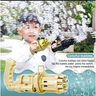 🚀พร้อมส่งจากกรุงเทพ✨ ปืนเป่าฟอง เครื่องเป่าฟอง เป่าฟองสบู่  Bubble Gun Gatling ปืนยิงบับเบิ้ล ฟองเยอะมาก เด็กชอบ 🎆