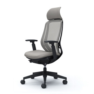 OKAMURA เก้าอี้รุ่น SYLPHY, PLASTIC BASE, BLACK BODY, COLOR : LIGHT GRAY