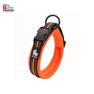 ปลอกคอ TRUELOVE PET COLLAR - สี BLACK/ORANGE