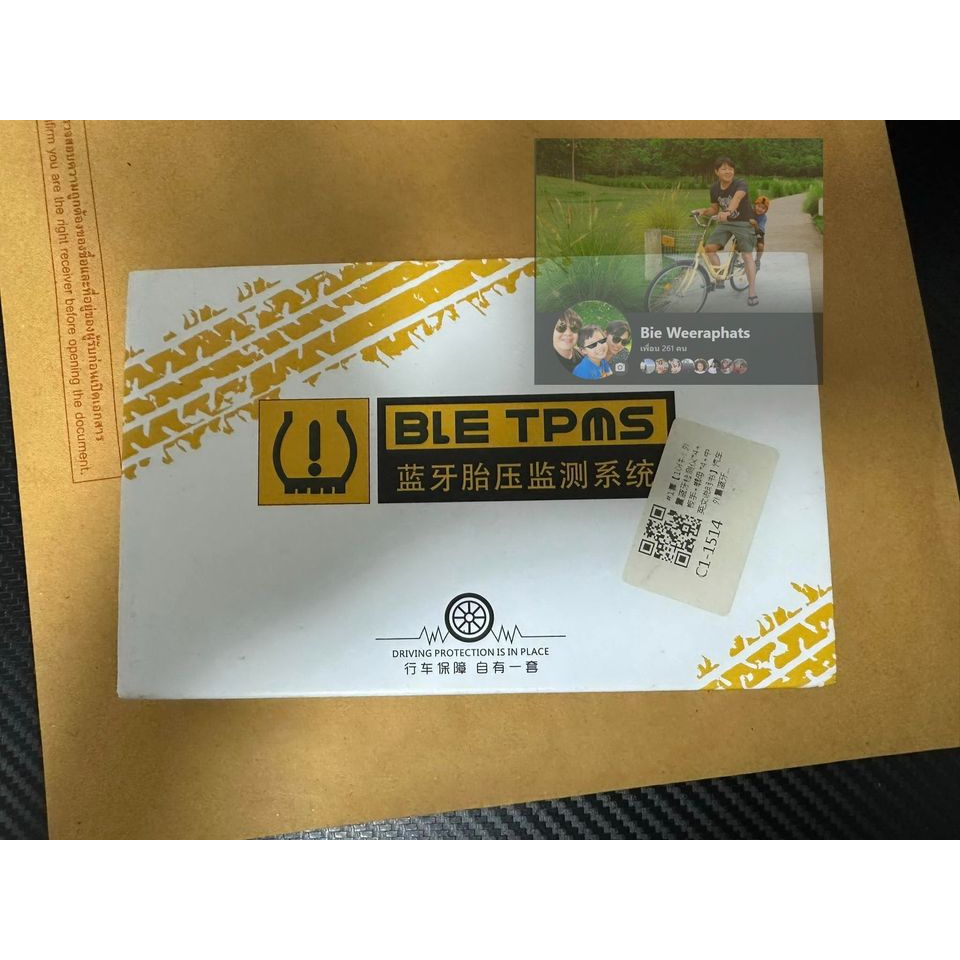 BLE TMPS จุกลมอัจฉริยะ วัดแรงดันยางรถยนต์ผ่านบลูทูธ