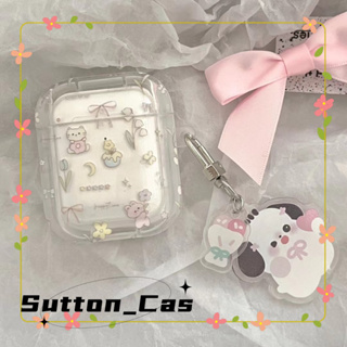 ❤️ส่งของขวัญ❤️ เคสแอร์พอด 1 2 การ์ตูน ลูกสุนัข แฟชั่น เคส AirPods 3 pro ฤดูร้อน น่ารัก case for AirPod Pro2 AirPods gen2