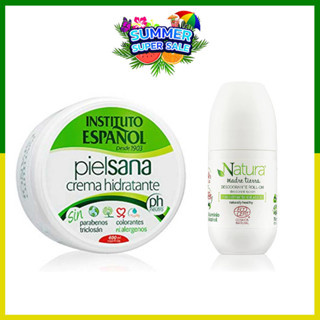 instituto cream Pielsana 400ml. + roll-on naturalmente 75ml.