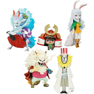 Banpresto (ครบ Set 5 กล่อง) WCF One Piece World Collectable Figure - Wanokuni Onigashima 7 4983164880885 (Figure)