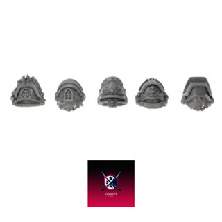 Warhammer 40k proxy parts shoulder pads04