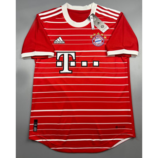 SALE !!! เสื้อบอล 2022-23 เพลเย่อ บาเยิร์น มิวนิค เหย้า สีแดง Player  Bayern Munich Home Cecat