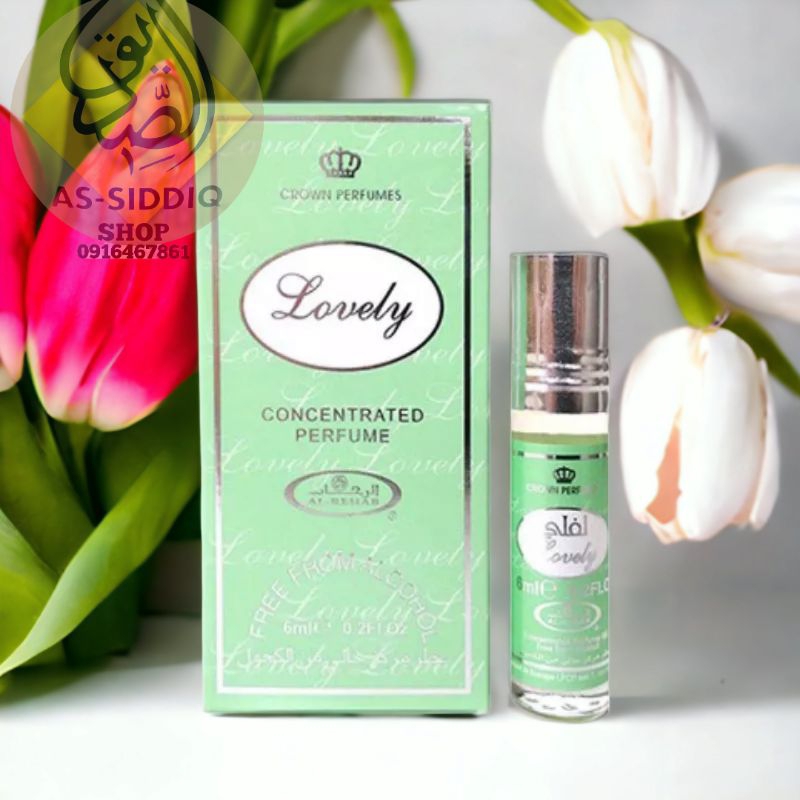 น้ำหอมอาหรับ Lovely by Al rehab ขนาด3/6/35มิล