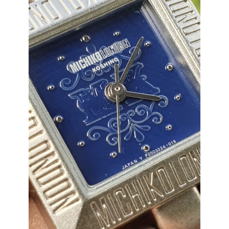 นาฬิกามือสอง michiko london มิชิโกะลอนดอน MK Lady หน้าน้ำเงิน