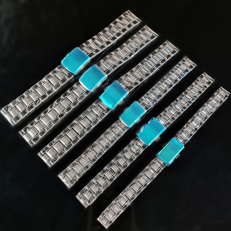 สายนาฬิกาข้อมือสแตนเลส ขนาด 12-22 มม ตัวล็อคสาย 2 ชั้น