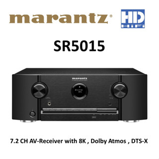 Marantz SR5015 AV Receiver 7.2 Channel 8K with HEOS Built-in and Voice Control