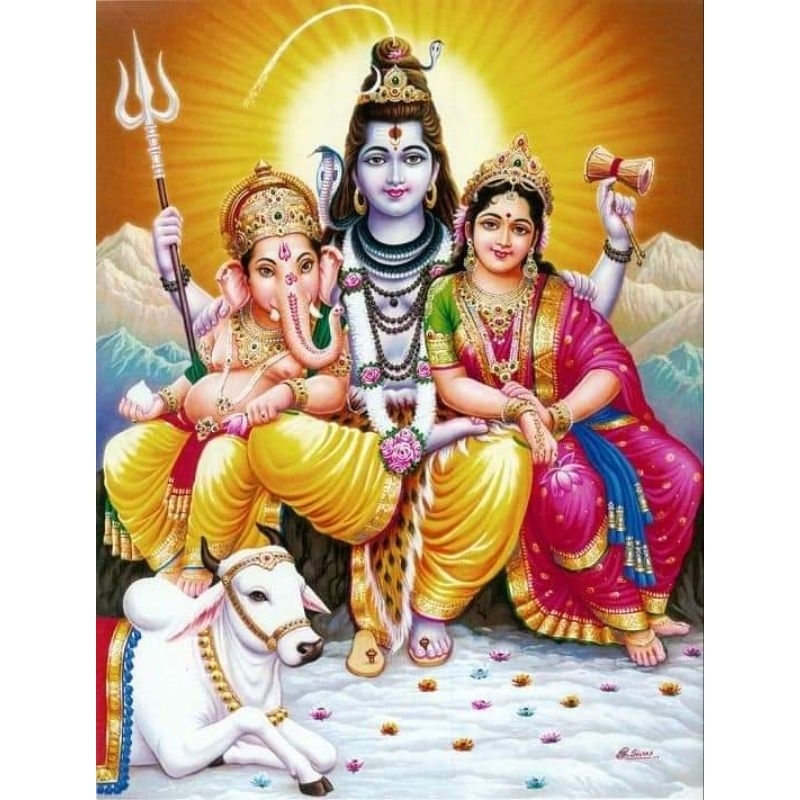 SHIVA FAMILY Murti(ครอบครัวพระศิวะ)