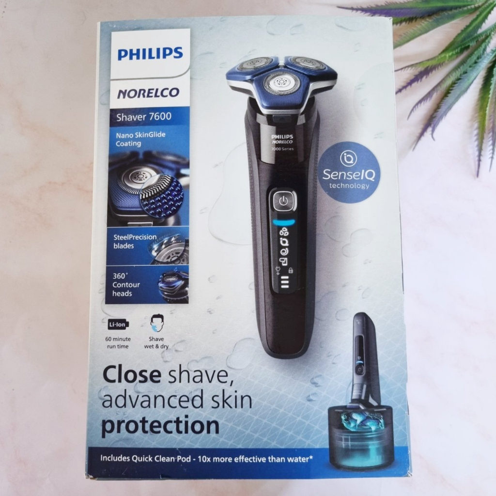 [Philips®] Norelco Shaver 7600 Electric Rechargeable Shaver SenseIQ Technology, S7886/84 ฟิลิปส์ เคร