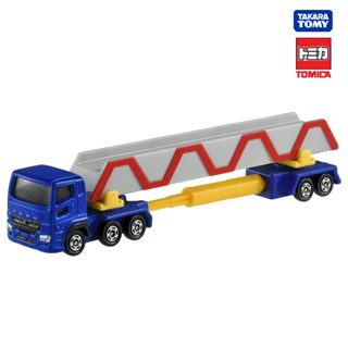 Takara Tomy โทมิก้า โมเดลรถ  Long Type Tomica No.140 Mitsubishi Fuso Super Great Pole Trailer